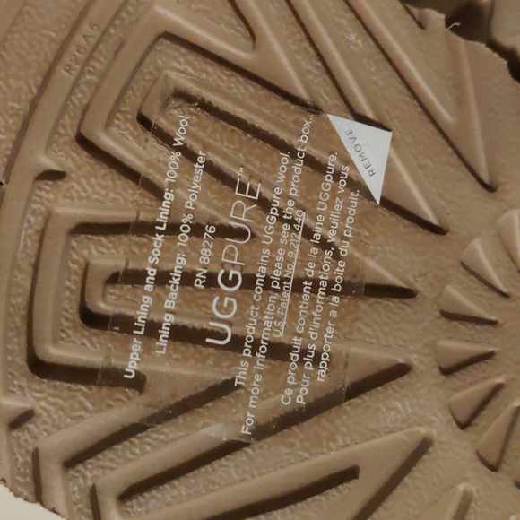 Ugg Purl Women's Strap Brown Slip on Boot sz. 5 - Picture 7 of 7